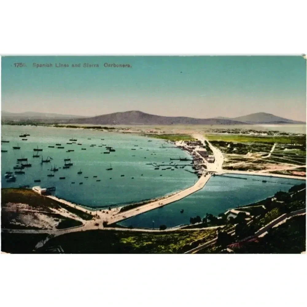 1755 Spanish Lines and Sierra Carbonera Postcard